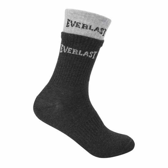 Мъжки чорапи Everlast Ribbed Crew Socks Everlast Ribbed Crew Socks Мъжки чорапи