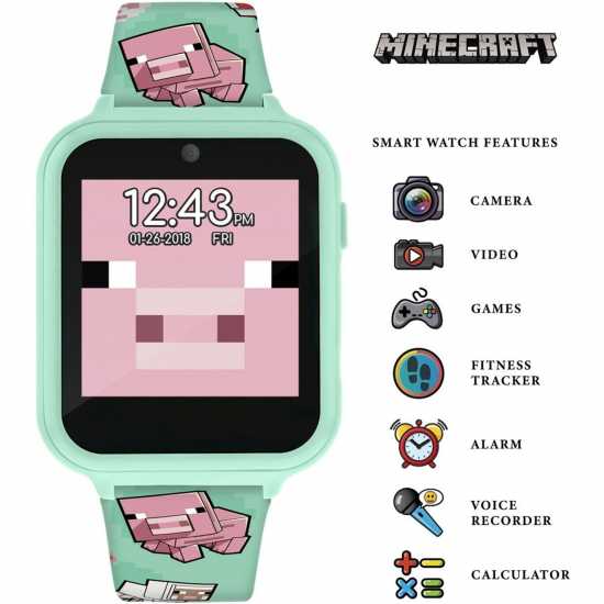 Character Childrens  Minecraft Bluetooth Smartwatch  Бижутерия