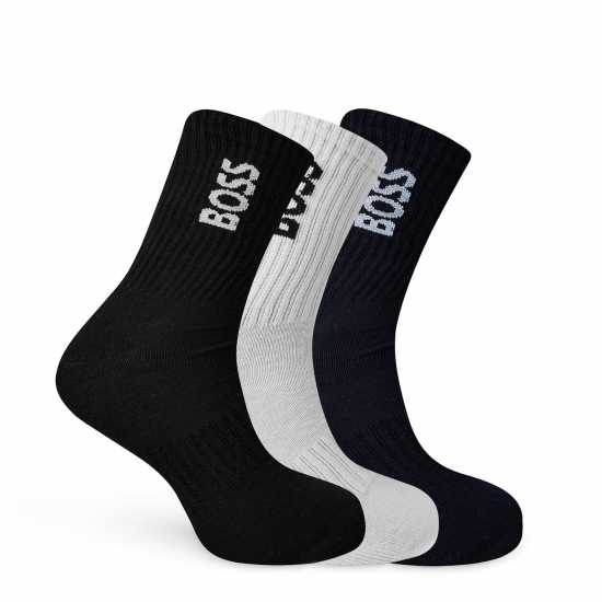 Мъжки чорапи Hugo Boss Boss 3-Pack Crew Sock Mens Hugo Boss Boss 3-Pack Crew Sock Mens Мъжки чорапи