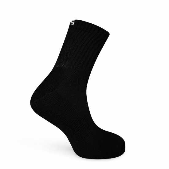 Boss 3Pk Quartersock Sn00 Black 001 Мъжки чорапи