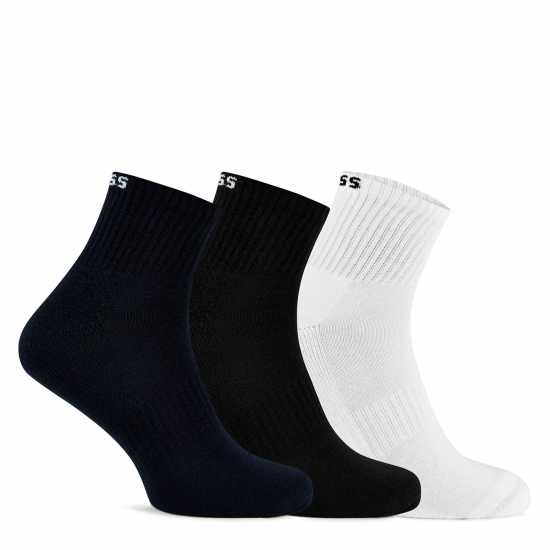 Hugo Boss Boss 3-Pack Quarter Sock Mens  Мъжки чорапи