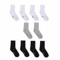 Lee Cooper Ниски Чорапи Back To School Quarter Socks 10Pk Infant Разнообразни Детски чорапи