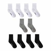 Lee Cooper Ниски Чорапи Back To School Quarter Socks 10Pk Infant Разнообразни Детски чорапи