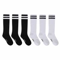 Lee Cooper Back To School Crew Sock 6Pk Infant Разнообразни Детски чорапи