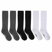 Lee Cooper Back To School Crew Sock 6Pk Infant Разнообразни Детски чорапи