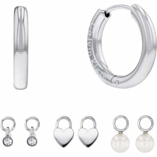 Calvin Klein Ladies  Silver Earrings Set 35700001  Подаръци и играчки