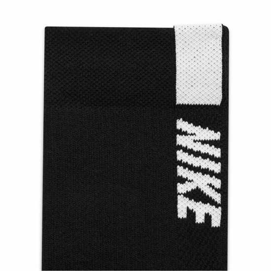 Nike Multiplier Crew Running Socks 2 Pack Unisex Adults Черно Мъжки чорапи