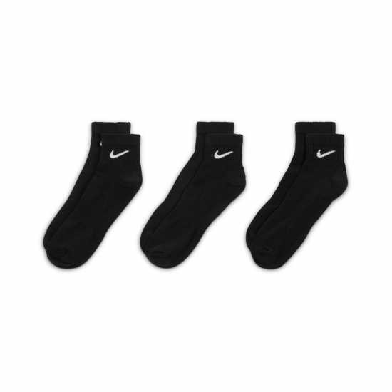 Мъжки чорапи Nike Everyday Lightweight Training Ankle Socks (3 Pairs) Черно/Бяло Nike Everyday Lightweight Training Ankle Socks (3 Pairs) Черно/Бяло Мъжки чорапи