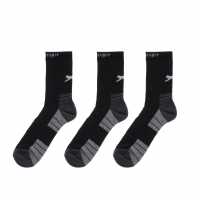 Slazenger Socks 3 Pack Черно Мъжки чорапи