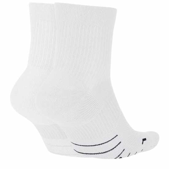 Мъжки чорапи Nike Ankle 2 Pack Running Socks Бяло/Черно Nike Ankle 2 Pack Running Socks Бяло/Черно Мъжки чорапи