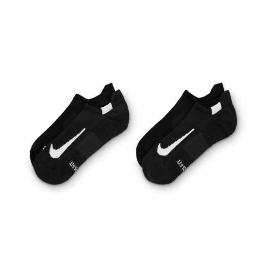 Nike Multiplier Running No-Show Socks (2 Pairs) Nike Multiplier Running No-Show Socks (2 Pairs)