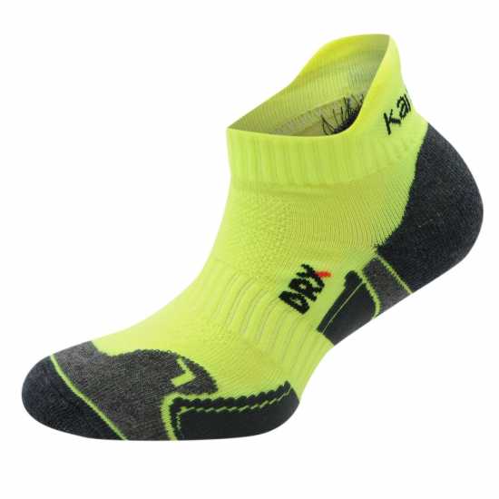 Karrimor 2 Pack Running Socks Junior Fluo Yellow 