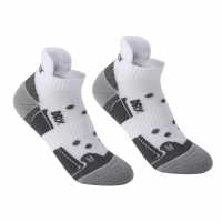 Karrimor 2 Pack Running Socks Junior White/Grey Marl Детски чорапи