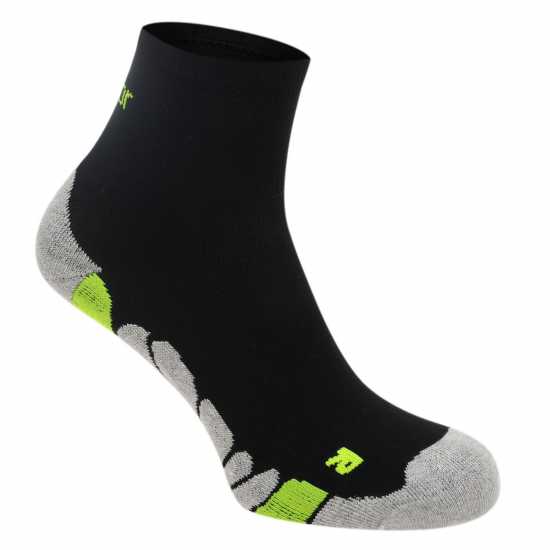 Karrimor Dri 2 Pack Socks Junior Black/Fluo Детски чорапи