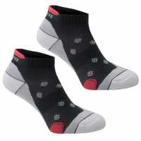 Karrimor 2 Чифта Дамски Спортни Чорапи 2 Pack Running Socks Ladies Mid Grey Дамски чорапи