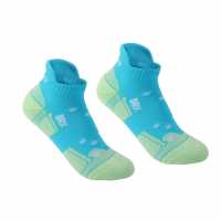 2 Чифта Дамски Спортни Чорапи Karrimor 2 Pack Running Socks Ladies Aqua Дамски чорапи