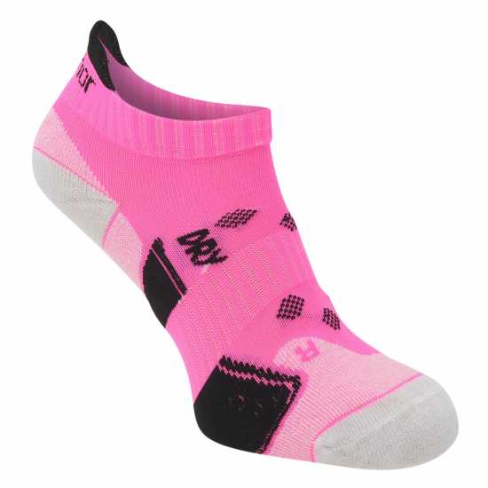 2 Чифта Дамски Спортни Чорапи Karrimor 2 Pack Running Socks Ladies Bright Pink Дамски чорапи
