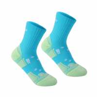 2 Чифта Дамски Спортни Чорапи Karrimor 2 Pack Running Socks Ladies Teal Дамски чорапи