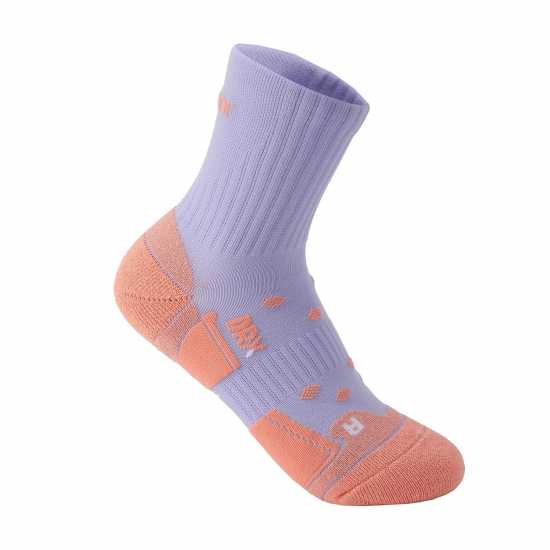 2 Чифта Дамски Спортни Чорапи Karrimor 2 Pack Running Socks Ladies Purple Дамски чорапи