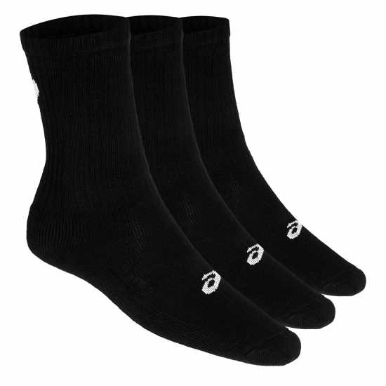 Asics Crew Three Pack Socks Mens Black Мъжки чорапи