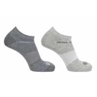 Salomon Festival 2 Pack Socks Heather/Grey Мъжки чорапи