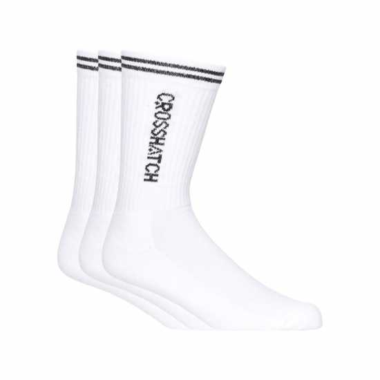 Crosshatch 3 Pack Of Peppy Sport Socks  
