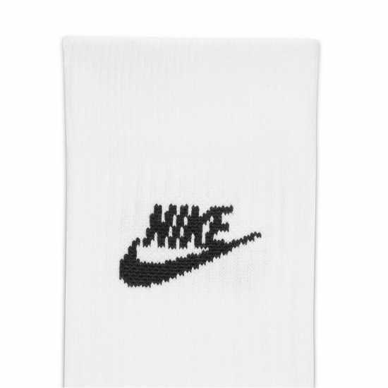 Nike 3 Pack Of Essential Crew Socks White/Black Мъжки чорапи
