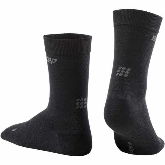 Cep Allday Recovery Mens Mid Cut Socks Anthracite Мъжки чорапи
