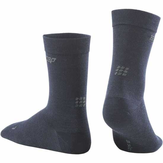 Cep Allday Recovery Mens Mid Cut Socks Dark Blue Мъжки чорапи