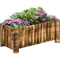 Outsunny Fir Plant Pot Raised Flower Bed