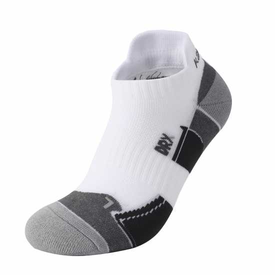 Мъжки Чорапи За Бягане Karrimor 2 Pack Running Socks Mens Бяло/Сив Марл Мъжки чорапи