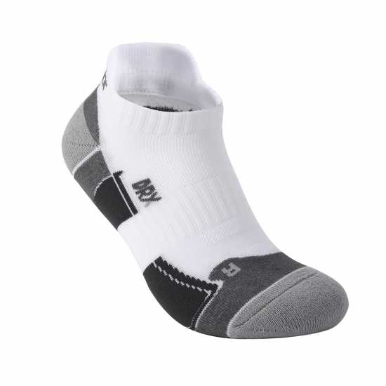 Мъжки Чорапи За Бягане Karrimor 2 Pack Running Socks Mens White/Grey Marl Мъжки чорапи
