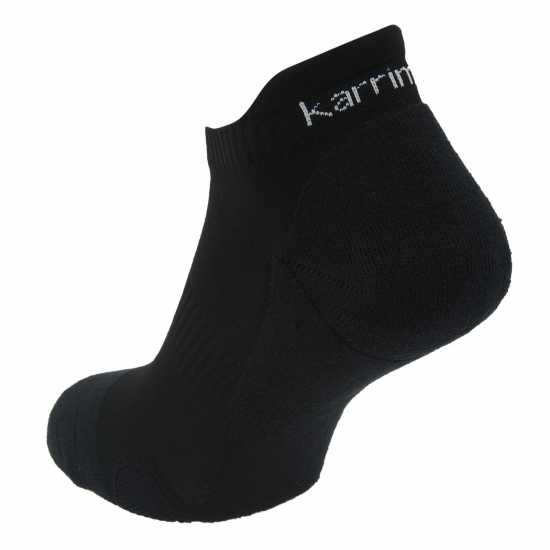 Мъжки Чорапи За Бягане Karrimor 2 Pack Running Socks Mens Black Мъжки чорапи