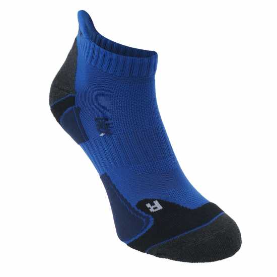 Мъжки Чорапи За Бягане Karrimor 2 Pack Running Socks Mens Синьо/Морско синьо Мъжки чорапи