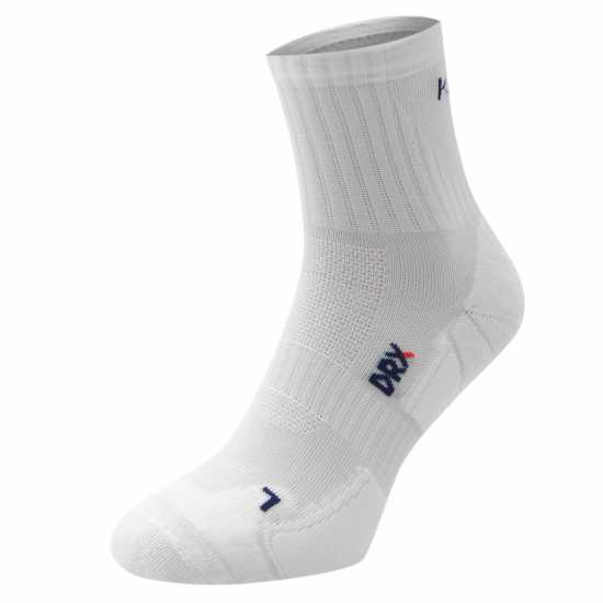 Karrimor Мъжки Чорапи За Бягане Dri Skin 2 Pack Running Socks Mens White Мъжки чорапи