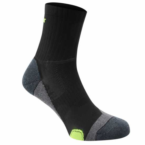 Мъжки чорапи Мъжки Чорапи За Бягане Karrimor Dri Skin 2 Pack Running Socks Mens Черно/Флуо Мъжки Чорапи За Бягане Karrimor Dri Skin 2 Pack Running Socks Mens Черно/Флуо Мъжки чорапи