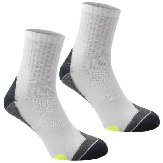Мъжки чорапи Мъжки Чорапи За Бягане Karrimor Dri Skin 2 Pack Running Socks Mens Бяло/Флуо Мъжки Чорапи За Бягане Karrimor Dri Skin 2 Pack Running Socks Mens Бяло/Флуо Мъжки чорапи