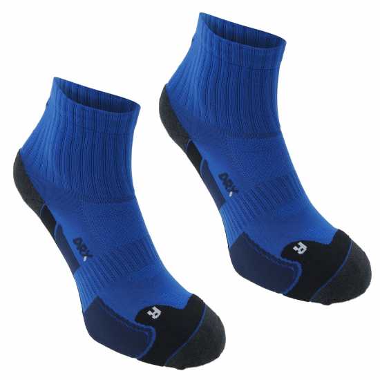 Мъжки Чорапи За Бягане Karrimor Dri Skin 2 Pack Running Socks Mens Blue/Navy Мъжки чорапи