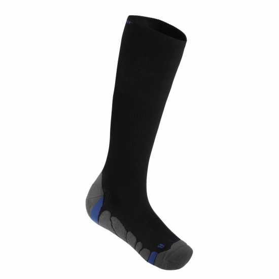 Компресиращи Мъжки Чорапи Karrimor Compression Running Socks Mens Black/Blue Мъжки чорапи