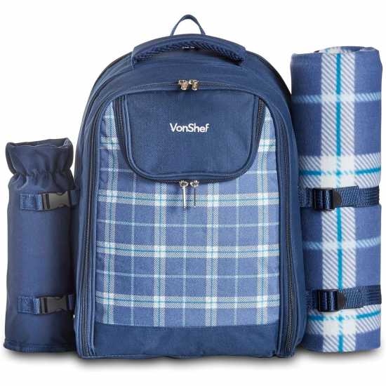 Vonshef Picnic Backpack, 2 Person Blue Къмпинг аксесоари