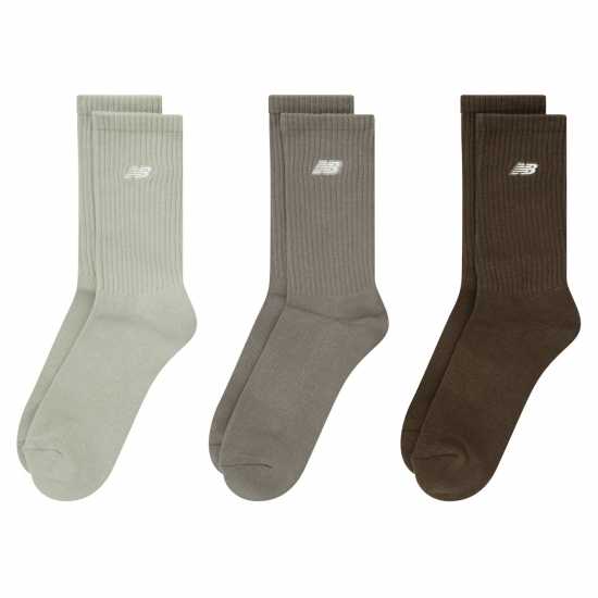New Balance 3 Pack Patch Crew Socks  Мъжки чорапи