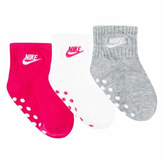 Nike Quarter Sock Baby Ръсъм Роза Детски чорапи