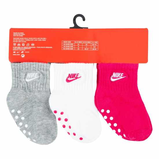 Nike Quarter Sock Baby Ръсъм Роза Детски чорапи