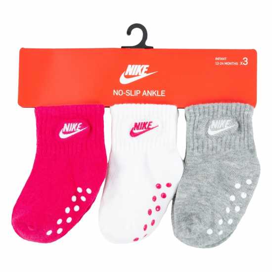 Nike Quarter Sock Baby Ръсъм Роза Детски чорапи