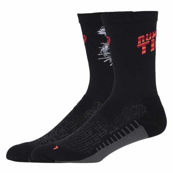 Asics Performance Run Tiger Crew Socks Black/Sunrise Мъжки чорапи