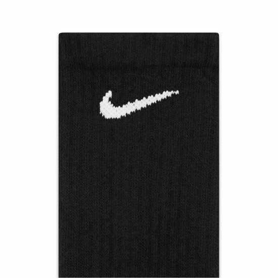 Nike Everyday Cushioned Training Crew Socks (6 Pairs) Black/White Мъжки чорапи
