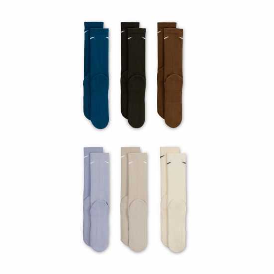 Nike 6-Pack Everyday Cushioned Training Crew Socks  