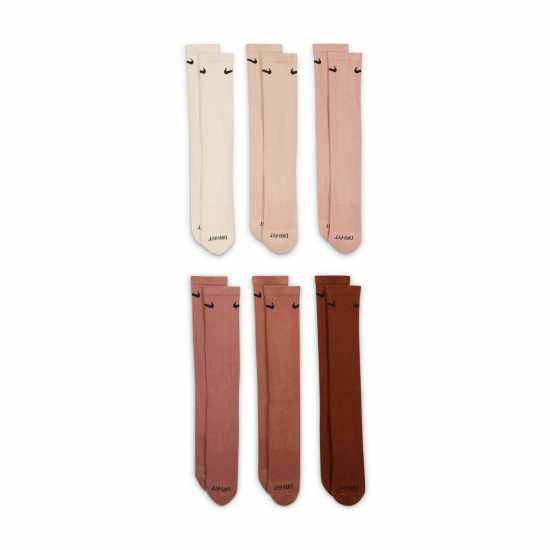 Мъжки чорапи Nike Мъжки Чорапи 6-Pack Everyday Cushioned Training Crew Socks Mens Мулти Беж Nike Мъжки Чорапи 6-Pack Everyday Cushioned Training Crew Socks Mens Мулти Беж Мъжки чорапи