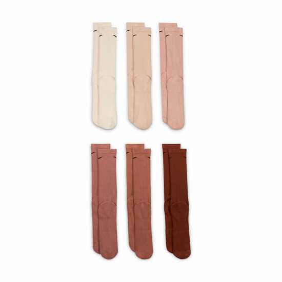 Мъжки чорапи Nike Мъжки Чорапи 6-Pack Everyday Cushioned Training Crew Socks Mens Мулти Беж Nike Мъжки Чорапи 6-Pack Everyday Cushioned Training Crew Socks Mens Мулти Беж Мъжки чорапи