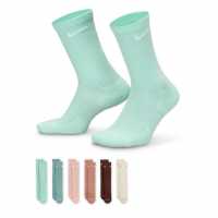 Nike 6-Pack Everyday Cushioned Training Crew Socks  